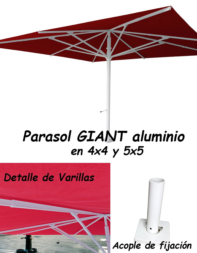 comprar Parasol 4x4 GIANT para hosteleria