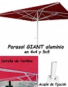 comprar Parasol 4x4 GIANT para hosteleria